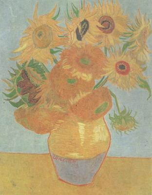 Vincent Van Gogh Still life:vase with Twelve Sunflowers (nn04)